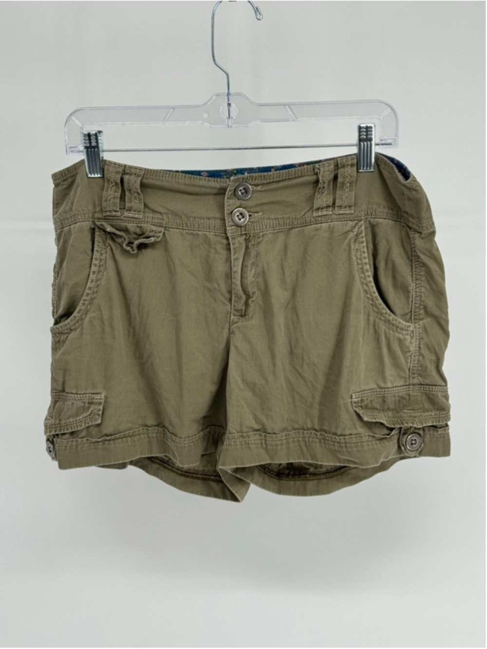 Daughters of the Liberation Women's Olive Green Cargo Shorts